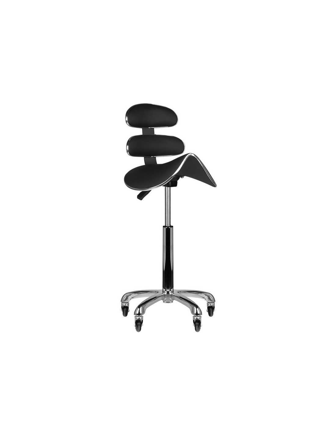  Tabouret à roulettes SPEED AM-880 NOIR HAUT