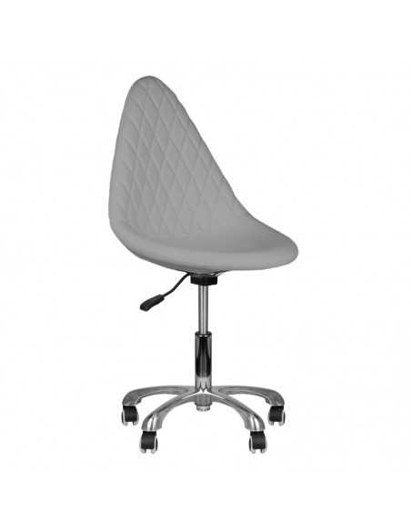265 cosmetic rolling stool gray