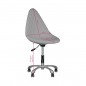 265 cosmetic rolling stool gray
