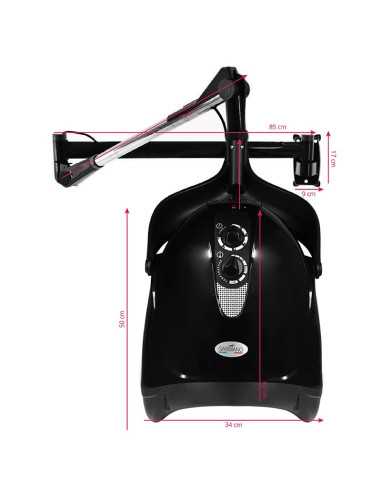 Haartrockner am Arm dx-w SCHWARZ