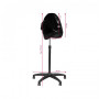 Casco secador de pelo en brazo dx-w negro 