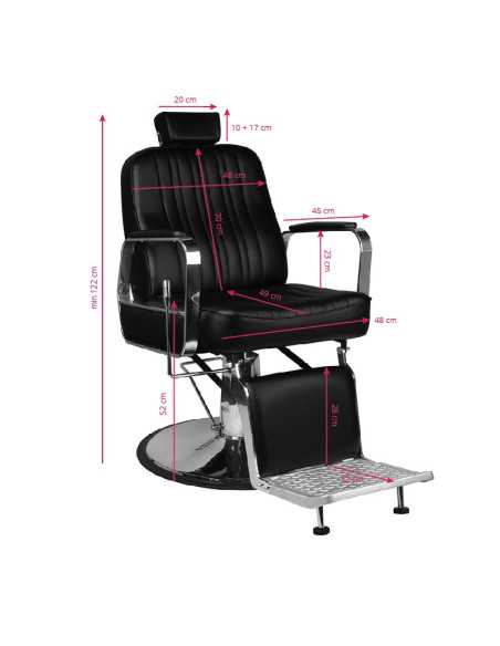 Fauteuil coiffure barbier patrizo 