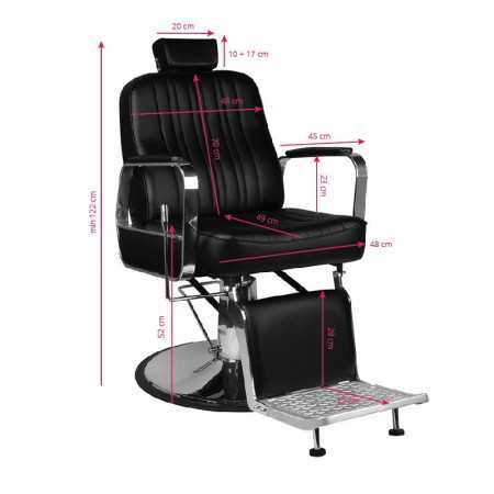 Fauteuil coiffure barbier patrizo 