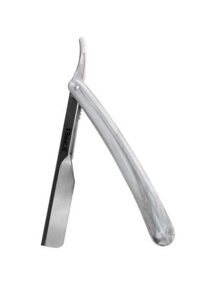 Straight razor barber pro marble 115 set of 2