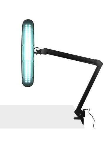 ELEGANTE 801-S LED WORKSHOP LAMP WITH STANDARD VICE, BLACK