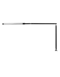 Zwarte 3-armige led-bureaulamp