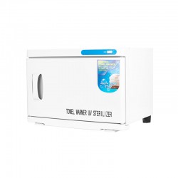 Towel warmer with uv-c sterilizer 16 l white 