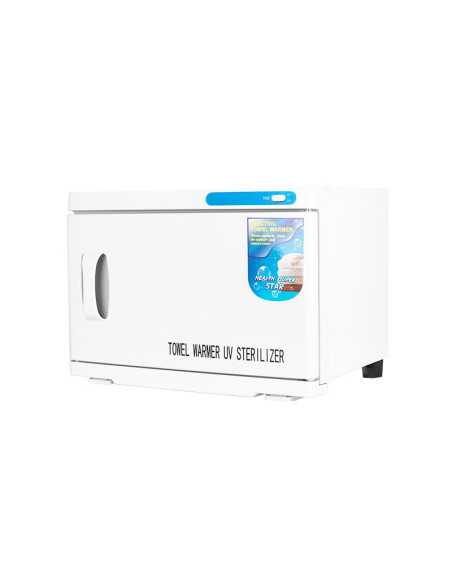 Towel warmer with uv-c sterilizer 16 l white