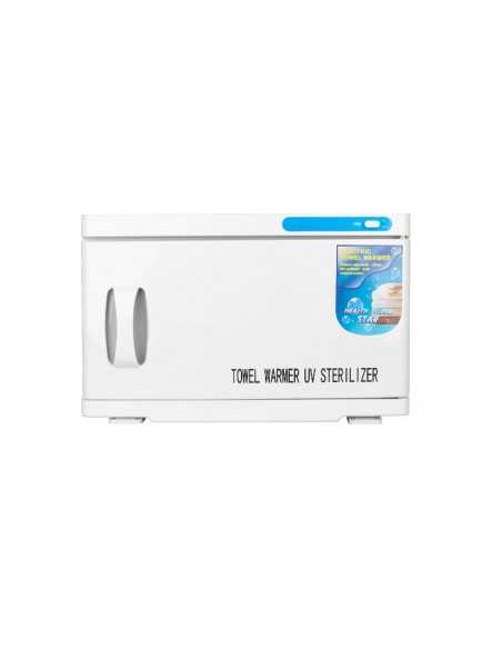 Towel warmer with uv-c sterilizer 16 l white