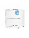 Handdoekwarmer met uv-c sterilisator 32 l dubbel wit 
