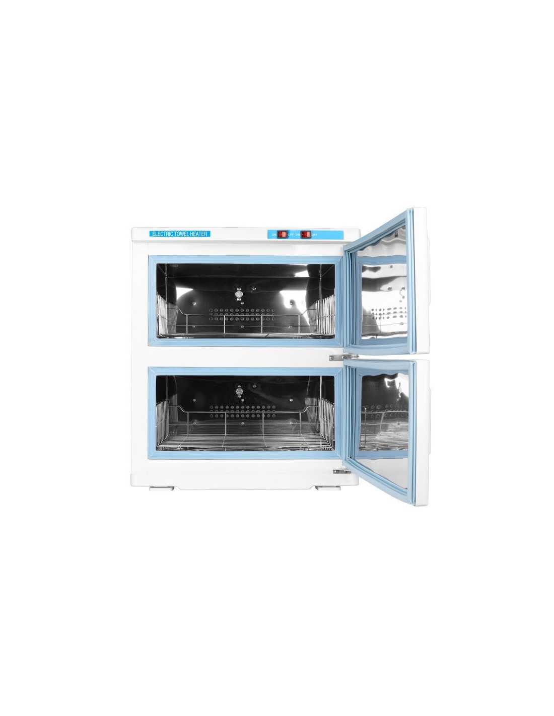Handtuchwärmer mit UV-C-Sterilisator 32 L doppelt weiß