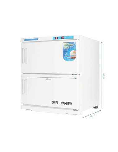 Handtuchwärmer mit UV-C-Sterilisator 32 L doppelt weiß