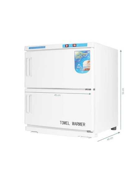Scaldasalviette con sterilizzatore uv-c 32 l doppio bianco 