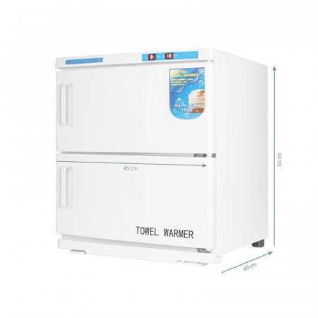 Secatoallas con esterilizador uv-c 32 l doble blanco 