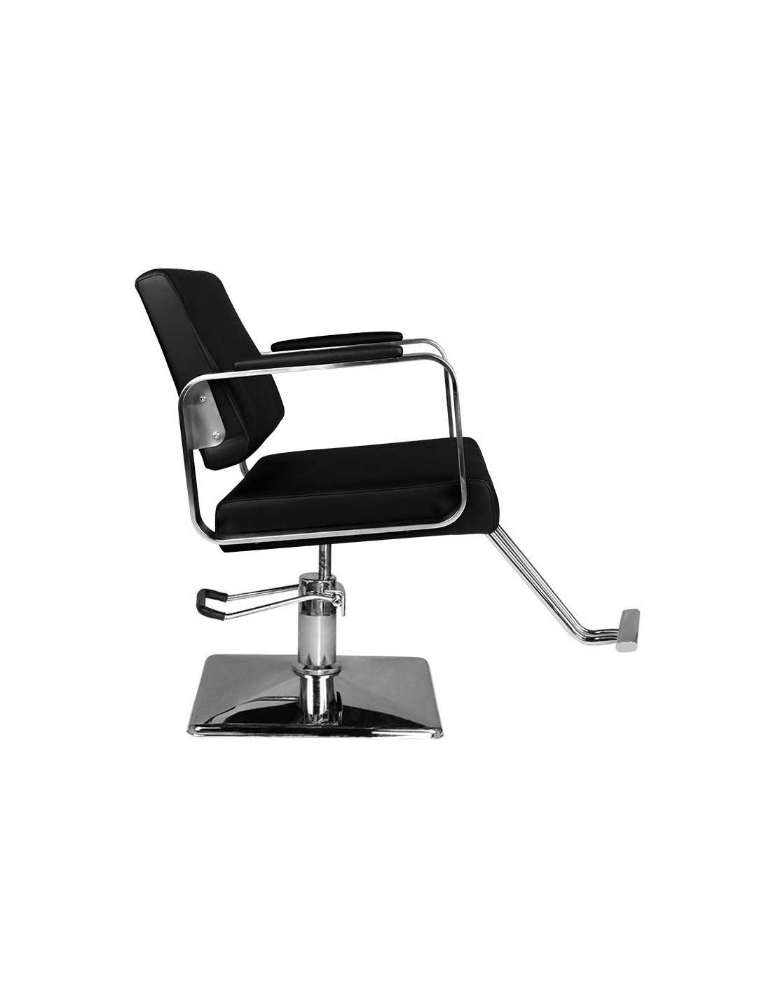 Manarola black hairdressing chair {attributes}