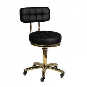 Tabouret roulettes  131989 Tabouret à roulettes ou am-961 noir