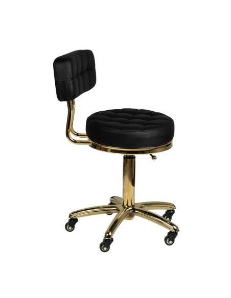 Tabouret roulettes 131989 Tabouret à roulettes ou am-961 noir