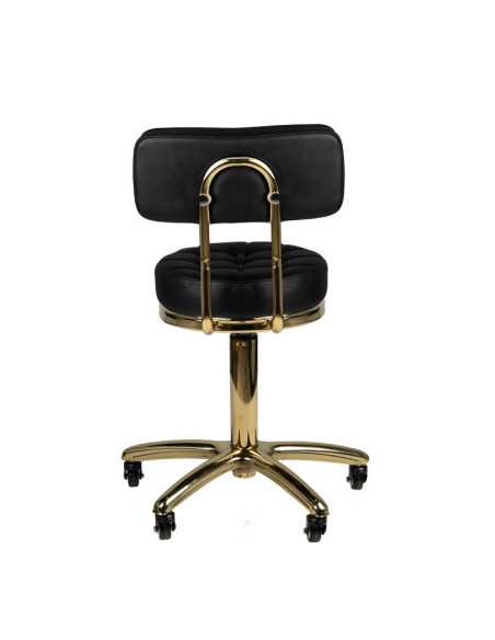 Tabouret roulettes 131989 Tabouret à roulettes ou am-961 noir