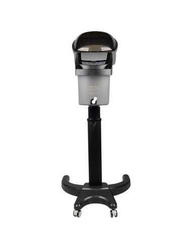 Haarstyling zilveren stoomhelm met actieve ozon 