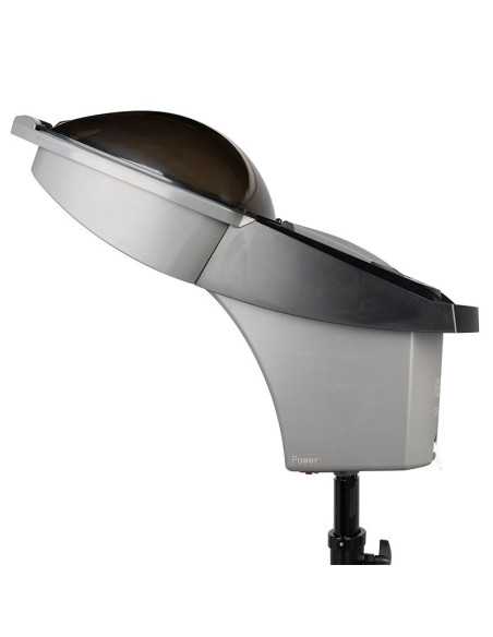 Hair styling silver steam helmet with active ozone 
