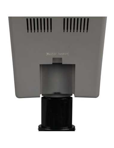 Haarstyling zilveren stoomhelm met actieve ozon 