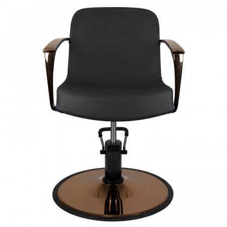 Styling stoel bolonia koper zwart 