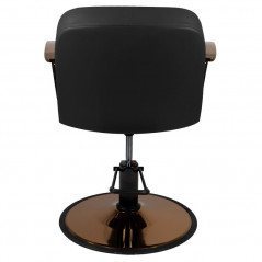 Styling stoel bolonia koper zwart 