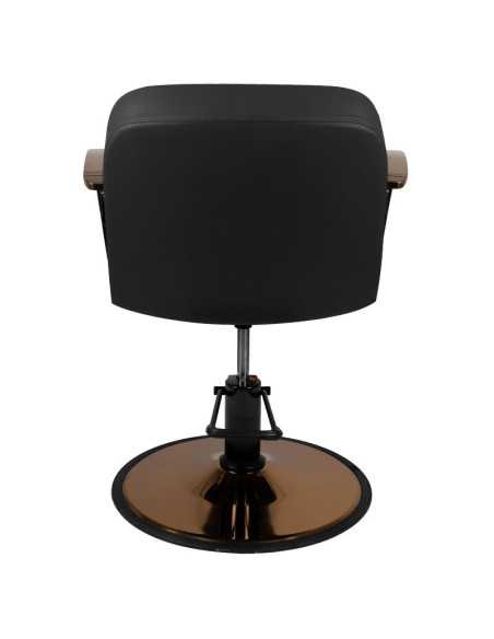 Fauteuil de coiffure bolonia cuivre noir 