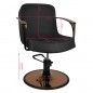 Styling stoel bolonia koper zwart
