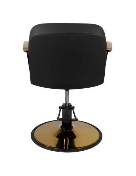 Sillón de peluquería Bolonia dorado negro 
