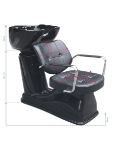 Vigo black shampoo tray  2