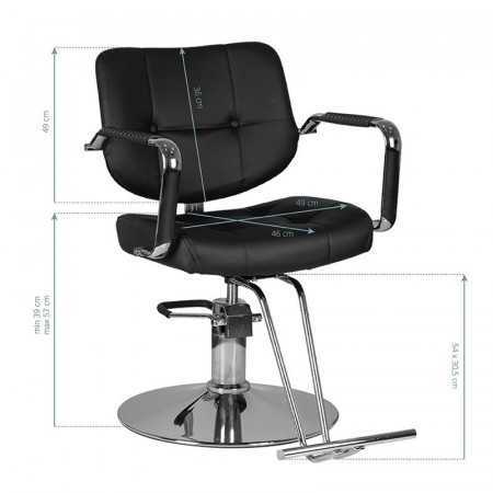 Vigo styling stoel zwart 