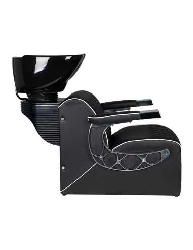 Bac a shampoing simone noir 