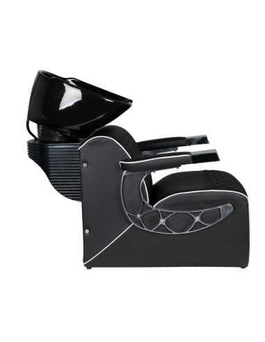 Simone black shampoo basin