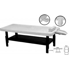 Table de Massage 001449BN Table de massage ayurvédiques blanc noir
