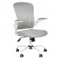 Bürostuhl Komfort 73 weiß - grau