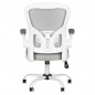 Chaise de bureau confort 73 blanc - gris