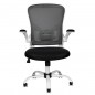 Chaise de bureau confort 73 blanc - noir