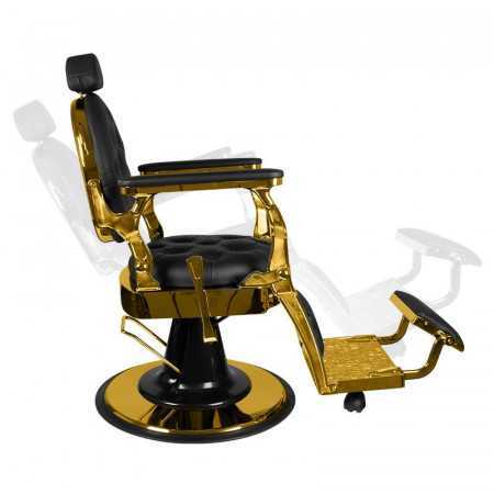 FAUTEUIL BARBIER GIULIO OR NOIR 