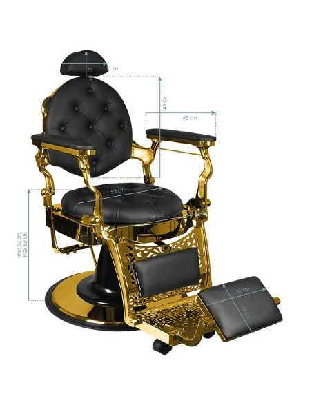 Fauteuil barbier giulio ou noir 