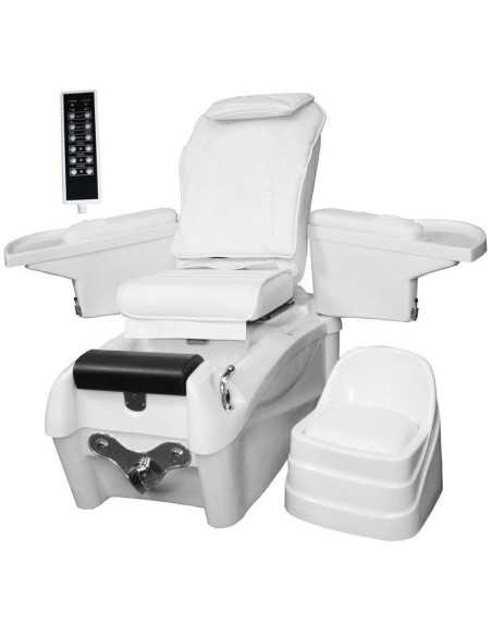 Fauteuil pédicure spa pedispa blanc