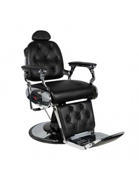 Black francesco barber chair