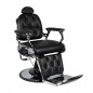Black francesco barber chair