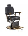 Filippo barber chair black gold 
