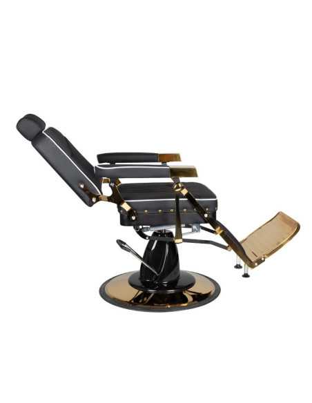 Fauteuil barbier filippo or noir 