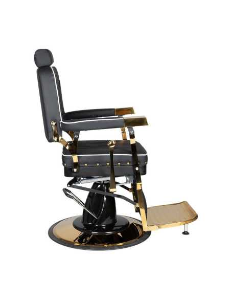 Fauteuil barbier filippo or noir 