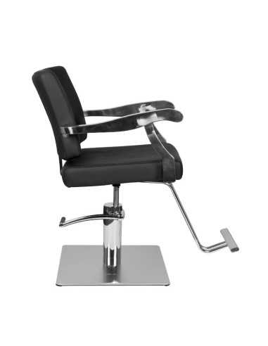 Lyon black hairdressing chair {attributes}