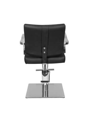 Lyon black hairdressing chair {attributes}