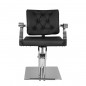 Lyon black hairdressing chair