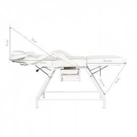 Fauteuil de soin des cils ivette gris  2